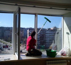 Мытье окон в однокомнатной квартире Полазна